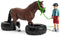 Schleich FARM WORLD - Pony agility wedstrijd - Speelfigurenset - Kinderspeelgoed voor Jongens en Meisjes - 3 tot 8 jaar
