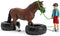 Schleich FARM WORLD - Pony agility wedstrijd - Speelfigurenset - Kinderspeelgoed voor Jongens en Meisjes - 3 tot 8 jaar