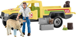 schleich FARM WORLD Speelfigurenset - Dierenartsbezoek op de Boerderij - Kinderspeelgoed voor Jongens en Meisjes - 3 tot 8 jaar - 12 Onderdelen - 42503
