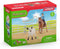 schleich FARM WORLD - Team roping met cowgirl - Kinderspeelgoed voor Jongens en Meisjes - 3 tot 8 jaar 42577