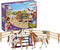 schleich HORSE CLUB - Lisa's toernooitraining - Kinderspeelgoed - Paarden speelgoed - 3 Appaloosa's en Hindernissen - 17 onderdelen