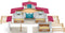 schleich HORSE CLUB - Manege - Kinderspeelgoed - Paarden Speelgoed - Paardenstal, 3 Paarden en 2 Speelfiguren - 115 onderdelen