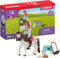 schleich HORSE CLUB - Mia & Spotty - Speelfigurenset - Kinderspeelgoed voor Jongens en Meisjes - 9 Onderdelen