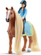 schleich HORSE CLUB Sofia's Beauties - Kim & Caramelo starterset - Kinderspeelgoed voor Jongens en Meisjes - 4 tot 10 jaar - 42585