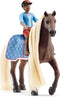 schleich HORSE CLUB Sofia's Beauties - Leo & Rocky Starterset - Kinderspeelgoed - Paarden Speelgoed met Kambare Manen