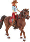 schleich HORSE CLUB - Speelfigurenset - Hannah en Cayenne - Kinderspeelgoed voor Jongens en Meisjes - 5 tot 12 jaar - 42539