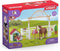 schleich HORSE CLUB Speelfigurenset - Hannah's Gastpaarden en Hond Ruby - Kinderspeelgoed voor Jongens en Meisjes - 5 tot 12 jaar - 20 Onderdelen - 42458