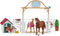 schleich HORSE CLUB Speelfigurenset - Hannah's Gastpaarden en Hond Ruby - Kinderspeelgoed voor Jongens en Meisjes - 5 tot 12 jaar - 20 Onderdelen - 42458