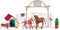 schleich HORSE CLUB Speelfigurenset - Hannah's Gastpaarden en Hond Ruby - Kinderspeelgoed voor Jongens en Meisjes - 5 tot 12 jaar - 20 Onderdelen - 42458