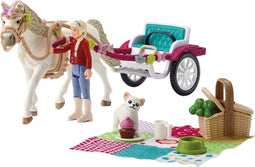 schleich HORSE CLUB Speelfigurenset - Koets voor paardenshow - Kinderspeelgoed voor Jongens en Meisjes - 5 tot 12 jaar - 33 Onderdelen - 42467