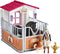 schleich HORSE CLUB - Speelfigurenset - Paardenstal met Horse Club Tori & Princess - Kinderspeelgoed voor Jongens en Meisjes - 5 tot 12 jaar - 14 Onderdelen - 42437