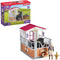 schleich HORSE CLUB - Speelfigurenset - Paardenstal met Horse Club Tori & Princess - Kinderspeelgoed voor Jongens en Meisjes - 5 tot 12 jaar - 14 Onderdelen - 42437