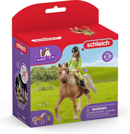 schleich HORSE CLUB - Speelfigurenset - Sarah & Mystery - Kinderspeelgoed voor Jongens en Meisjes - 5 tot 12 jaar - 42542