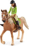 schleich HORSE CLUB - Speelfigurenset - Sarah & Mystery - Kinderspeelgoed voor Jongens en Meisjes - 5 tot 12 jaar - 42542