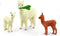schleich WILD LIFE - Alpaca famillie - Speelfigurenset - Kinderspeelgoed voor Jongens en Meisjes - 3 tot 8 jaar - 42544