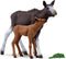 schleich WILD LIFE Eland met Kalf Speelgoed Dieren - Gedetailleerde Figuurtjes - Kinderspeelgoed - voor Jongens & Meisjes