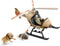 schleich WILD LIFE - Helikopter dierenredding - Speelfigurenset - Kinderspeelgoed voor Jongens en Meisjes - 3 tot 8 jaar - 9 Onderdelen