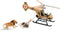 schleich WILD LIFE - Helikopter dierenredding - Speelfigurenset - Kinderspeelgoed voor Jongens en Meisjes - 3 tot 8 jaar - 9 Onderdelen