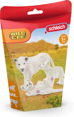 schleich WILD LIFE - Leeuwenmoeder met welpjes - Speelfigurenset - Kinderspeelgoed voor Jongens en Meisjes - 3 tot 8 jaar - 42505