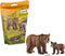 schleich WILD LIFE - Moeder Grizzlybeer met jong - Speelfiguur - Kinderspeelgoed voor Jongens en Meisjes - 3 tot 8 jaar - 42473