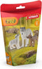 schleich WILD LIFE - Moederwolf met welpen - Speelfiguur - Kinderspeelgoed voor Jongens en Meisjes - 3 tot 8 jaar - 42472