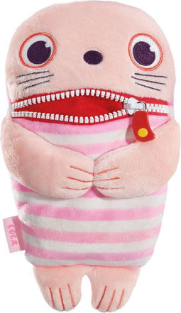 Schmidt Spiele Zorgenvriendje Lola - Zachte Pluche Knuffel met Ritsmond voor Zorgen en Angsten - Perfect voor Kinderen om Gevoelens Uit Te Drukken - Troostend, Wasbaar & Knuffelbaar - Ideaal Cadeau voor Peuters, Kleuters & Schoolgaande Kinderen