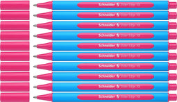 Schneider balpen - Slider Edge - penpunt XB - schrijfkleur roze - 10 stuks - S-152209-10