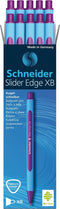 Schneider balpen - Slider Edge - XB - paars - 10 stuks - S-152208-10