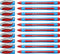 Schneider balpen - Slider Memo - penpunt XB - schrijfbreedte 1,4mm - rood - 10 stuks - S-150202-10