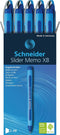 Schneider balpen - Slider Memo - XB - 1,4mm - blauw - 10 stuks - S-150203-10