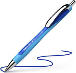 Schneider balpen - Slider Rave - penpunt XB - schrijfbreedte 1,4mm - blauw - S-132503