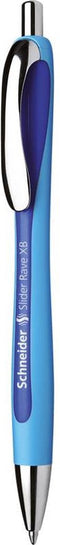 Schneider balpen - Slider Rave - penpunt XB - schrijfbreedte 1,4mm - blauw - S-132503