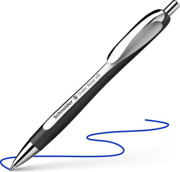Schneider balpen - Slider Rave - penpunt XB - wit/zwart - limited edition - S-132549