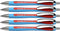 Schneider balpen - Slider Rave - XB - 1,4mm - rood - 5 stuks - S-132502-5