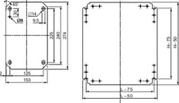 Schneider Electric NSYMM64 Montageplaat (l x b) 600 mm x 400 mm Staal (verzinkt) 1 stuk(s)