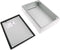 Schneider Electric NSYSBM20308 Behuizing 300 x 200 x 80 Plaatstaal Grijs-wit (RAL 7035) 1 stuk(s)