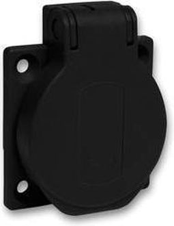Schneider Electric PKS51N Stopcontact (inbouw) IP54, IK08 Zwart