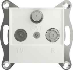 Schneider Electric Televisie, radio, satelliet Asfora Wit (RAL 9003) EPH3570121D