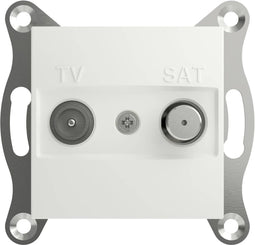 Schneider Electric TV-satelliet eindcontactdoos Asfora Wit (RAL 9003) EPH3470121D