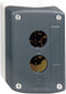 Schneider Electric XALD02 Lege behuizing 2 inbouwplaatsen Zonder markering Donkergrijs, Lichtgrijs 1 stuk(s)