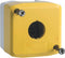 Schneider Electric XALK01 Lege behuizing 1 inbouwplaats NOT-HALT Geel, Lichtgrijs 1 stuk(s)