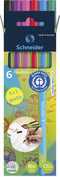 Schneider fineliner - Line-Up - 0,4mm - 5+1 gratis - assorti - S-191086