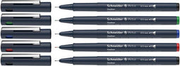 Schneider fineliner - Pictus - assorti kleuren - 5 stuks - S-197595