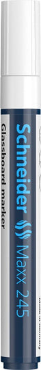 Schneider glasbordmarker - Maxx 245 - wit - glasboard marker - glasbord marker - glasbord stiften - S-124549