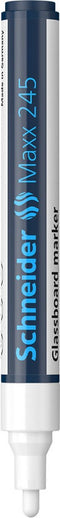 Schneider glasbordmarker - Maxx 245 - wit - glasboard marker - glasbord marker - glasbord stiften - S-124549