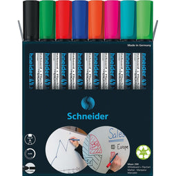 Schneider - Maxx 290 whiteboardmarker, 6 + 2 gratis, assorti