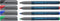 Schneider permanent marker - Maxx 222 - F - 4 stuks assorti - S-112294
