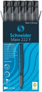 Schneider permanent marker Maxx 222 zwart 10 stuks