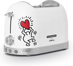 Schneider SCTO2KTECW Broodrooster, Keith Haring design