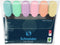 Schneider tekstmarker - Job pastel - assorti 6 stuks - beitelpunt - S-115097